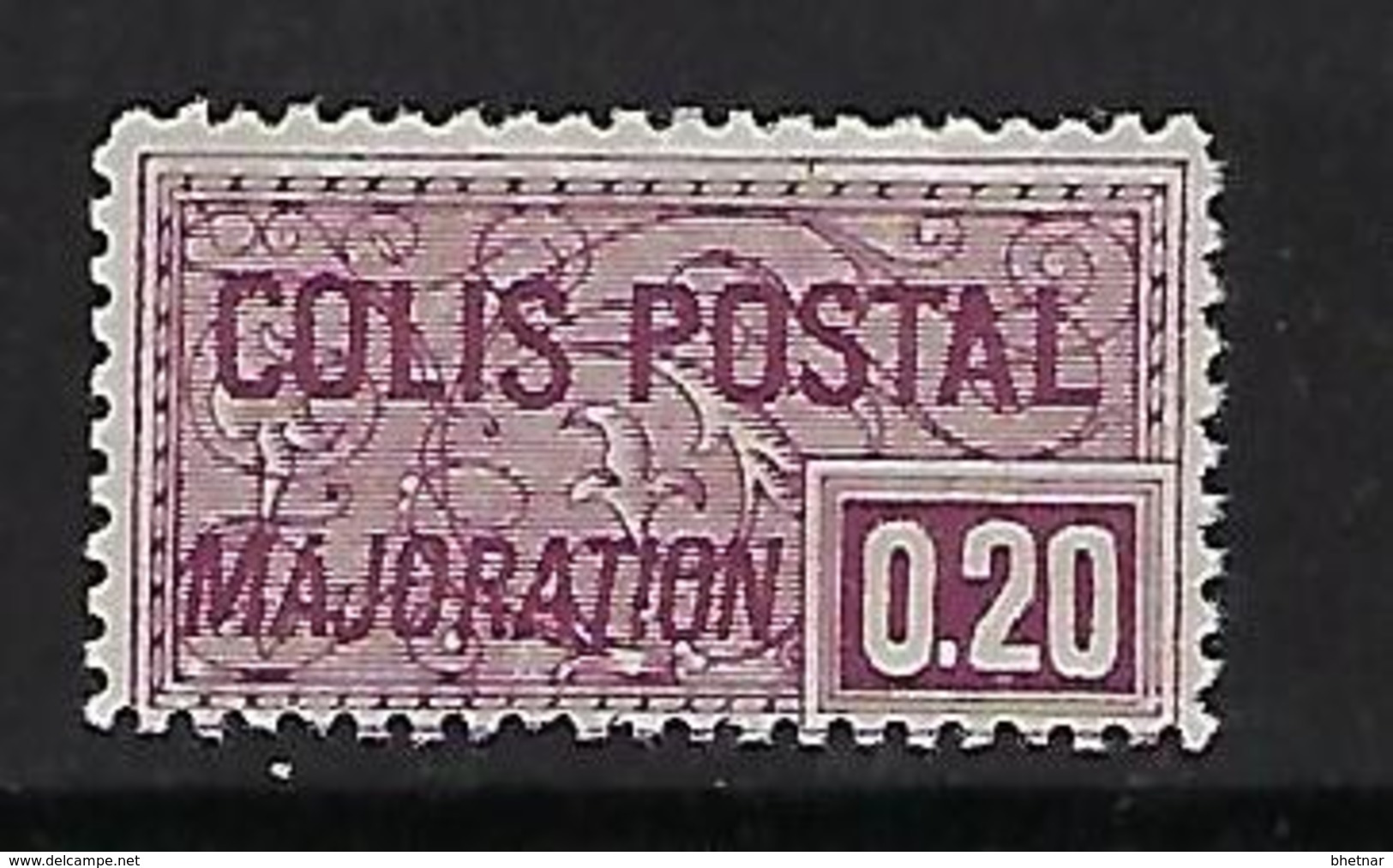 FR Colis Postaux YT 158 " Majoration 20c. Lilas " 1938 Neuf** - Neufs