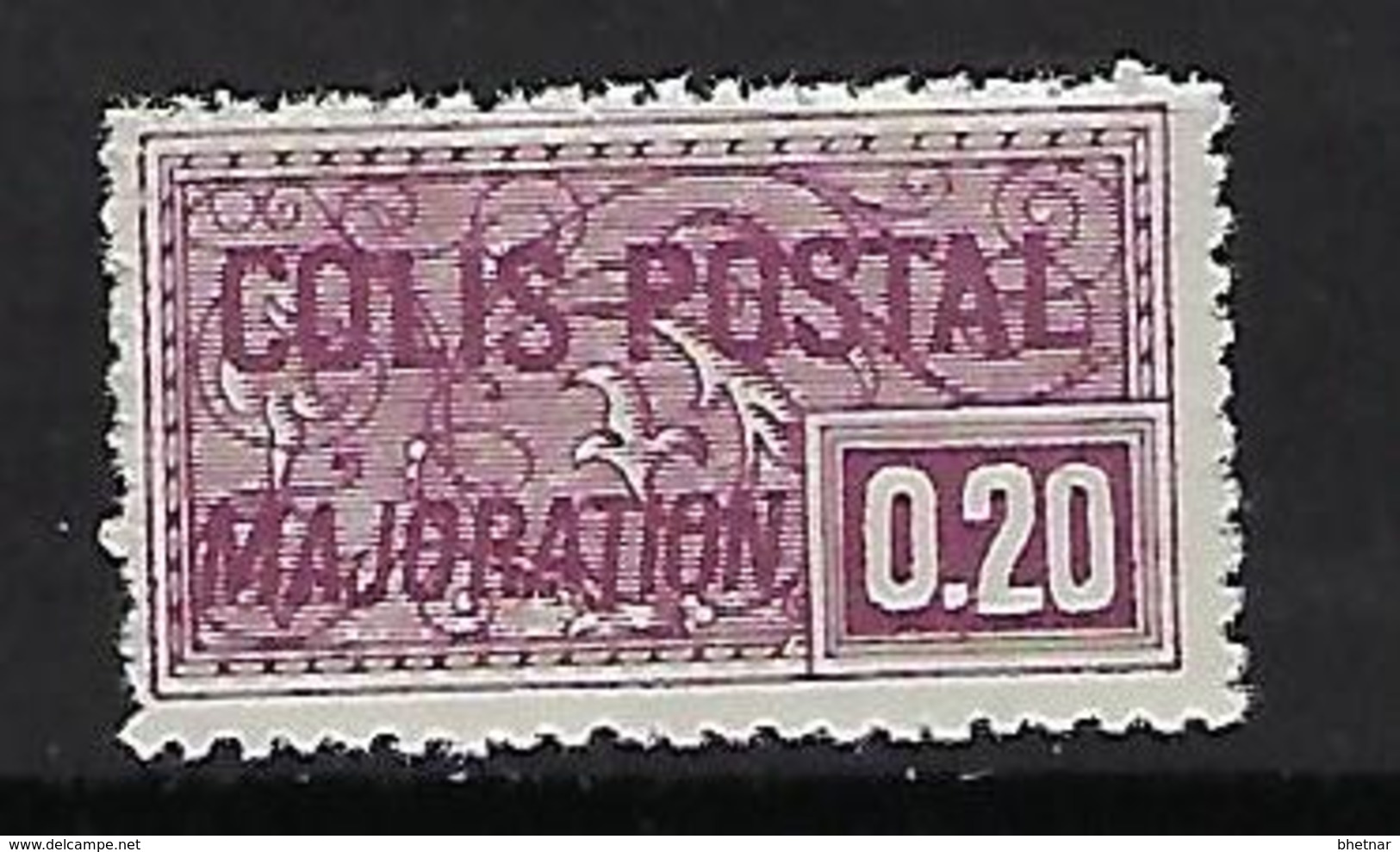 FR Colis Postaux YT 159 " Majoration 20c. Lilas " 1938 Neuf** - Neufs