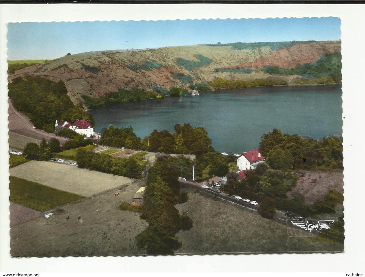 63 . MANZAT . GOUR DE TAZENAT .  VUE AERIENNE - Manzat