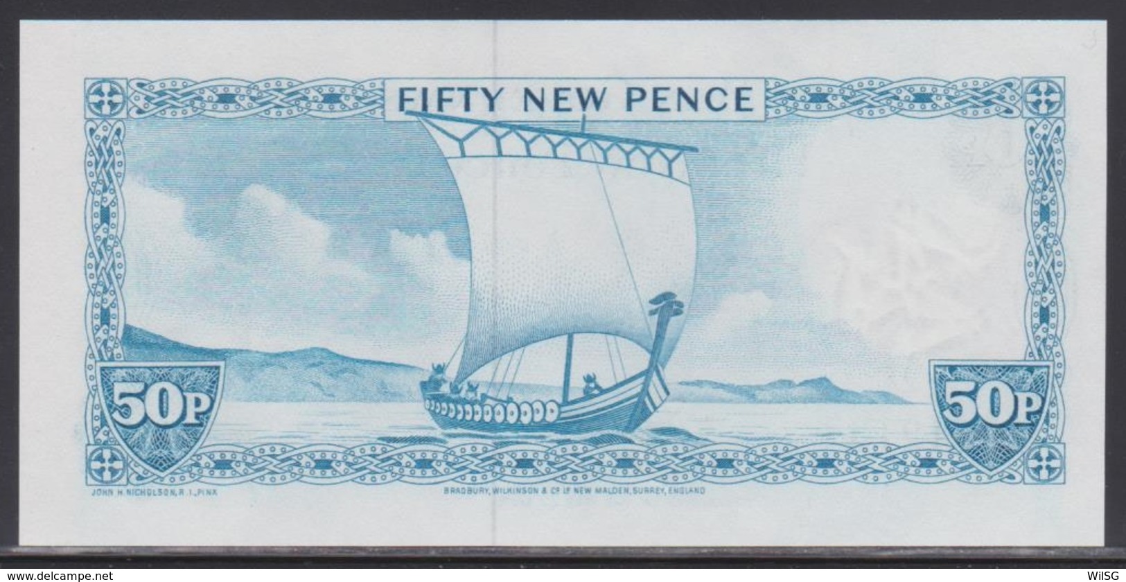Isle Of Man 50 New Pence (ND 1979) UNC - 50 New-pence