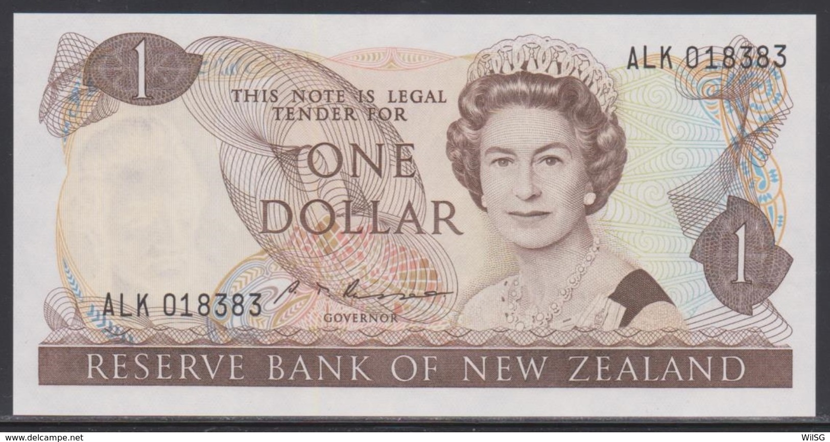 New Zealand 1 Dollar (ND 1985-1989) UNC - Nuova Zelanda