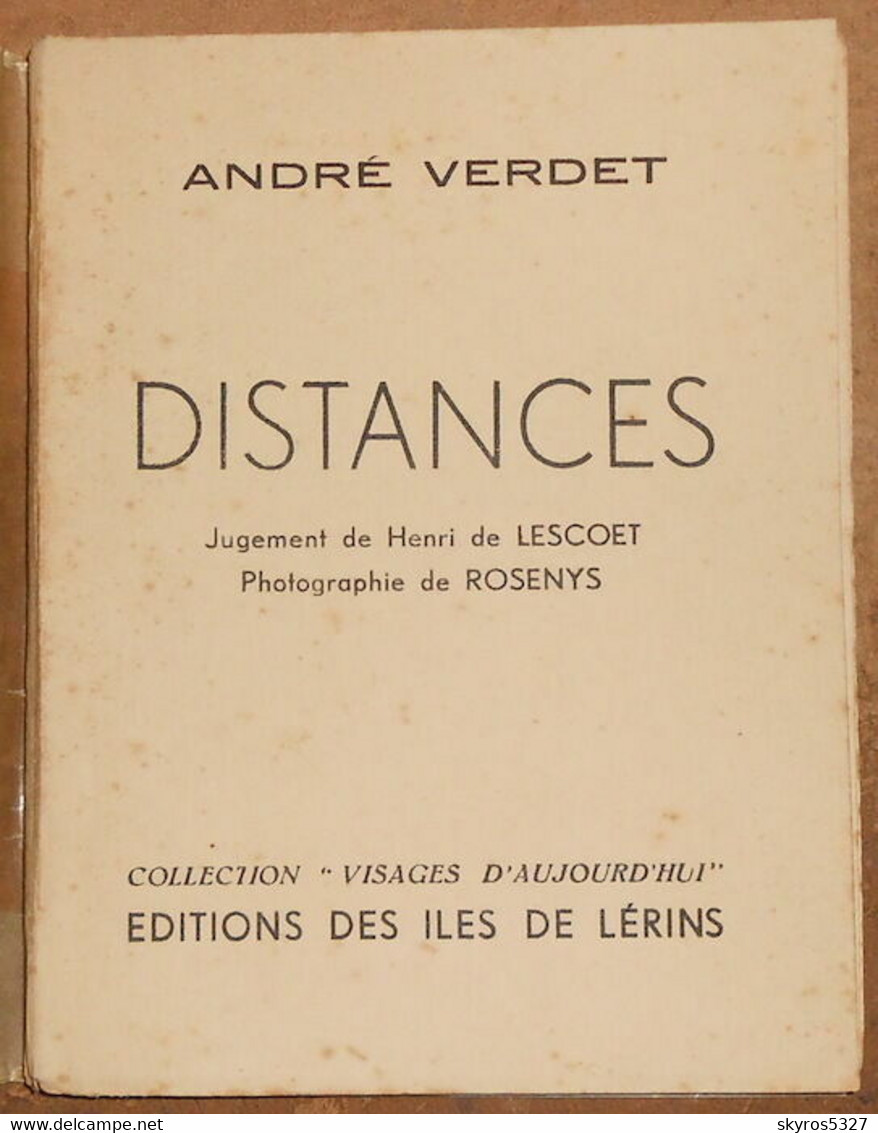 Distances - Livres Dédicacés