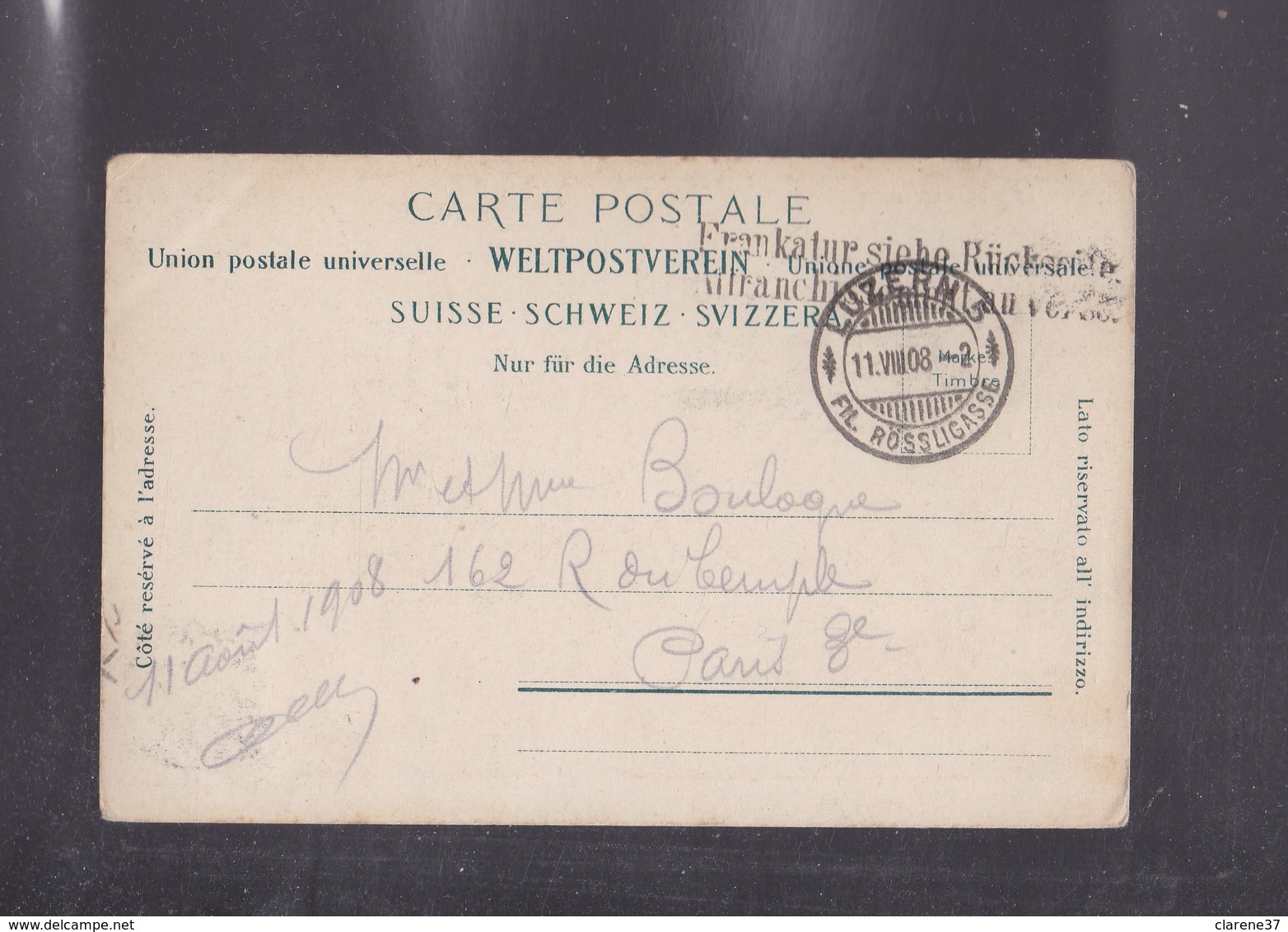 SUISSE ,INTERLAKEN - Autres & Non Classés