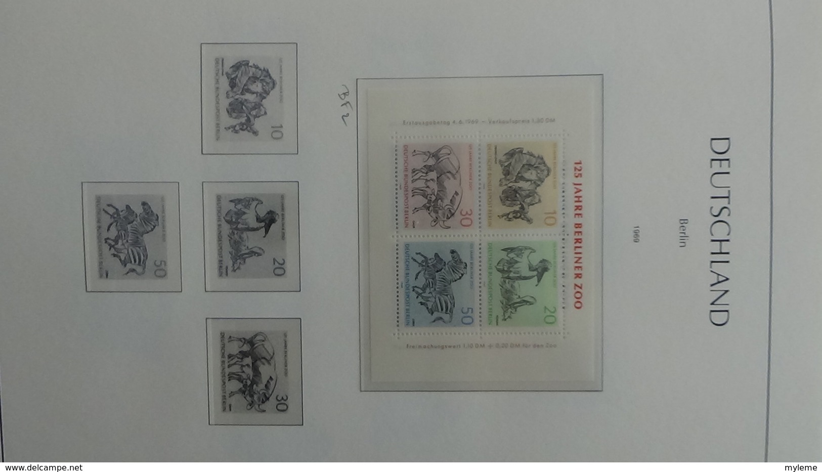 Très belle collection de timbres et blocs ** d'ALLEMAGNE (Berlin) de 1956 à 1990 Port 13.15 OFFERT !!!