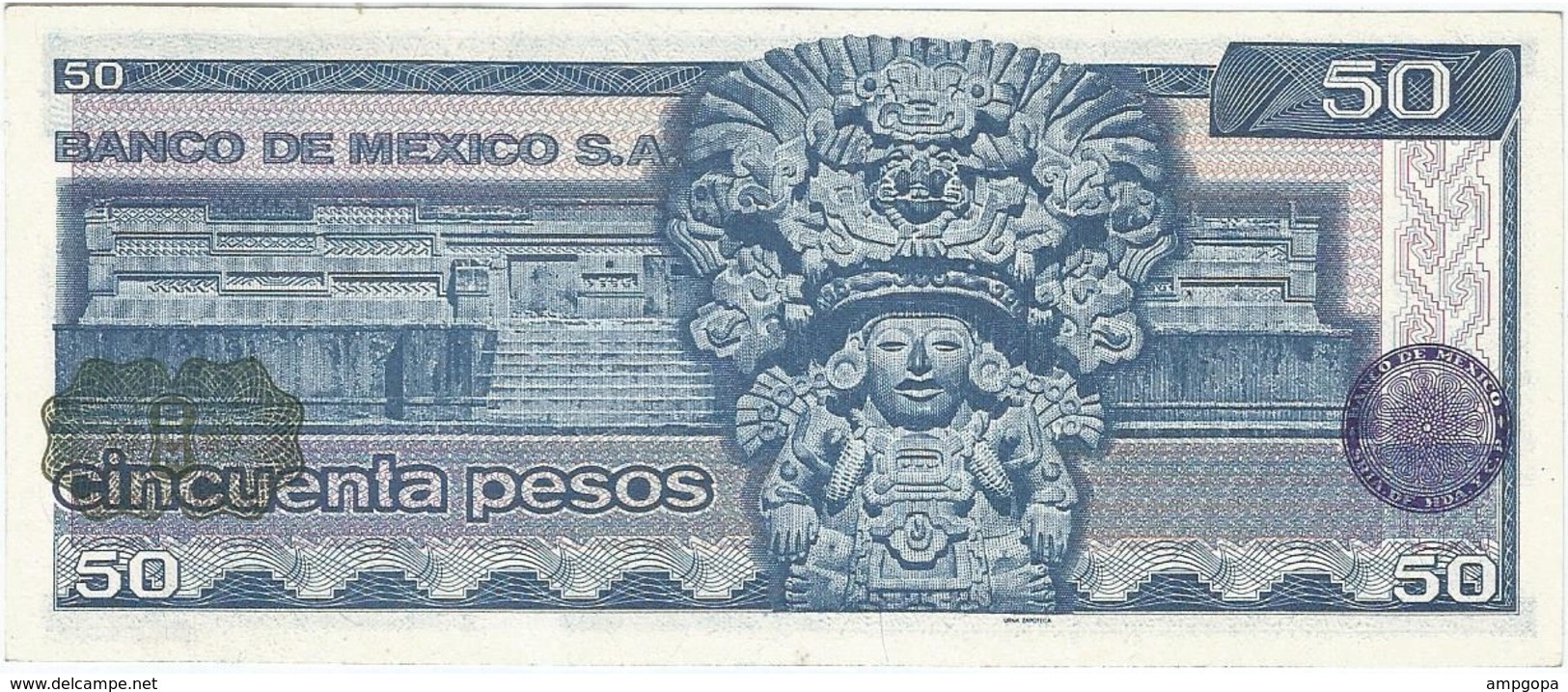 México 50 Pesos 27-1-1981 LA Pick 73 UNC - Mexique