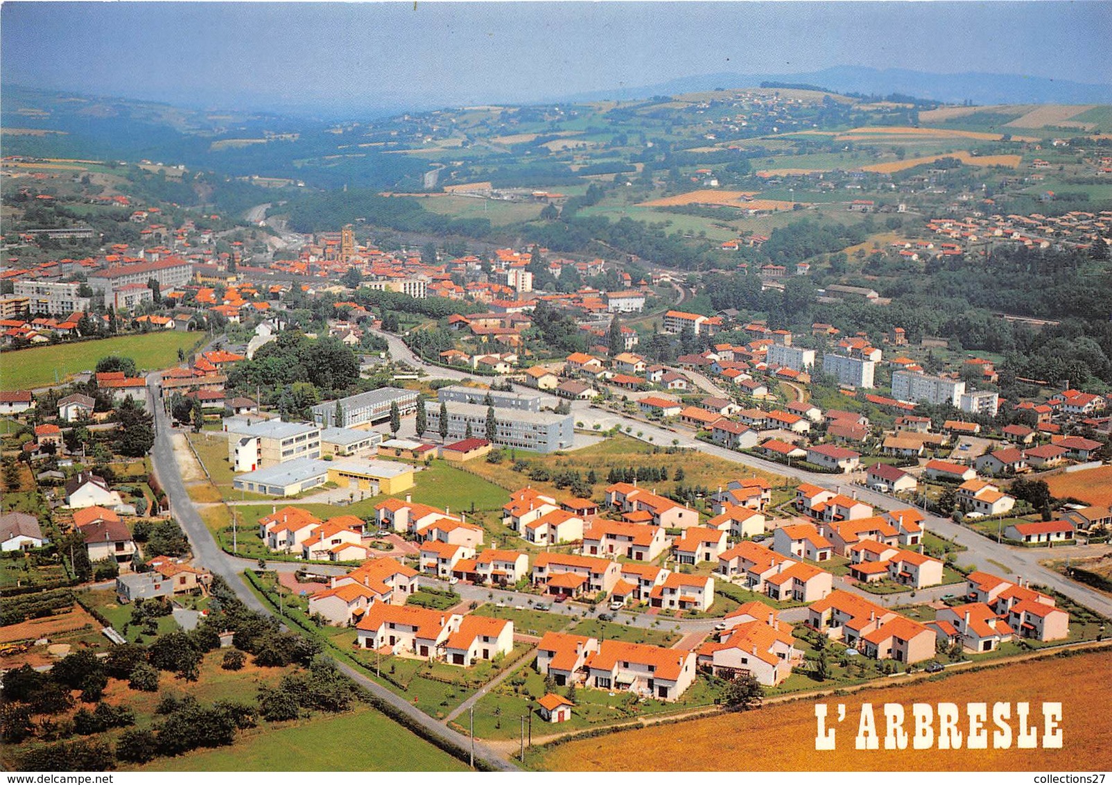 69-L'ARBRESLE- VUE DU CIEL - L'Abresle