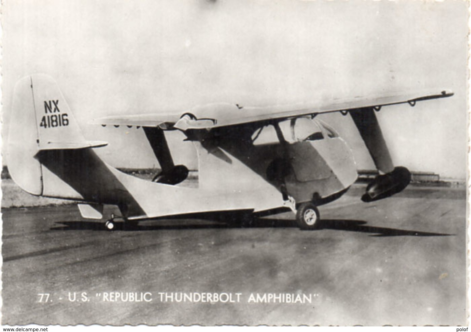 U.S.  "Républic Thunderbolt Amphibian" (105645) - 1939-1945: 2. Weltkrieg