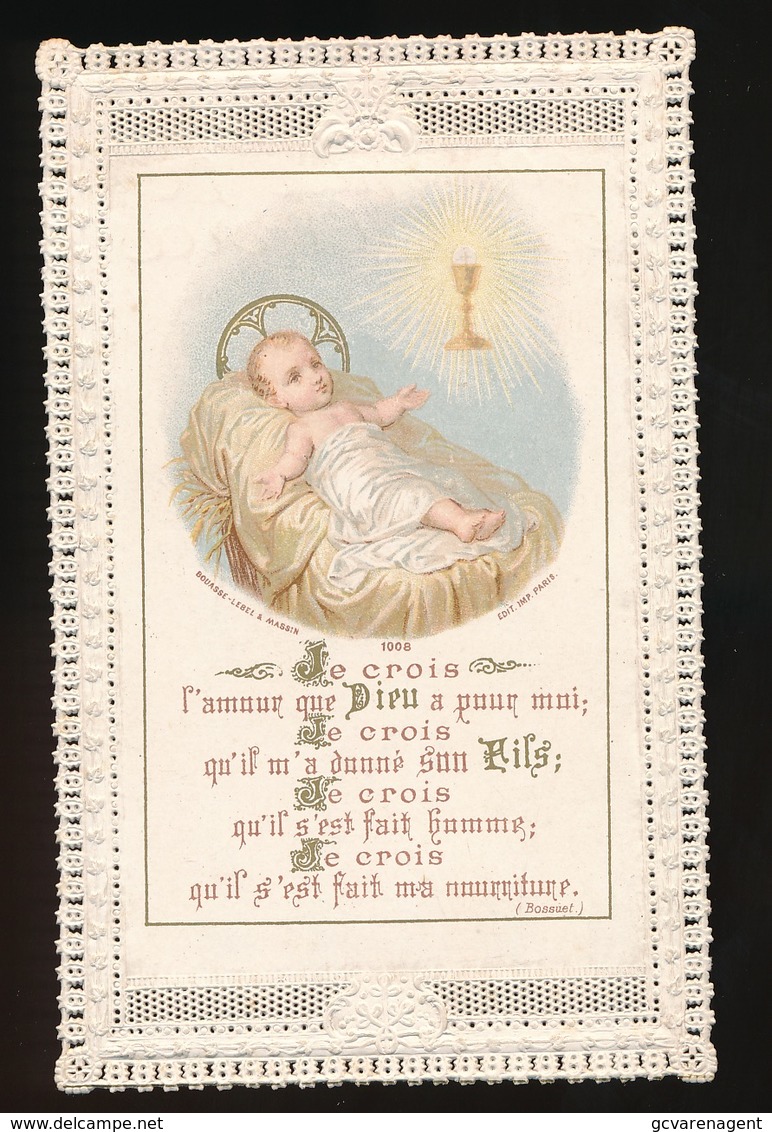 IMAGE PIEUSE  - BOUASSE  10.5 X 6.5 CM ===  2 AFBEELDINGEN - Images Religieuses