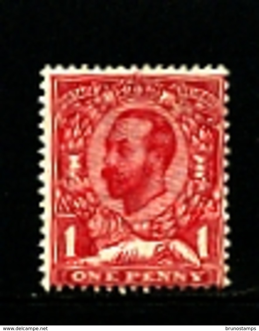 GREAT BRITAIN - 1911  KGV  DOWNEY  1d  RED  DIE A  WMK IMPERIAL CROWN  MINT   SG 327 - Neufs