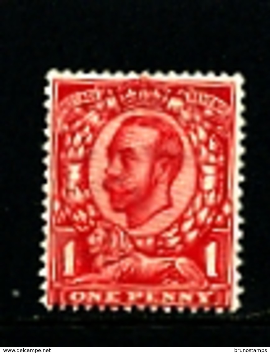 GREAT BRITAIN - 1912  KGV  DOWNEY  1d  RED  DIE B  WMK IMPERIAL CROWN  MINT  SG 329 - Nuovi