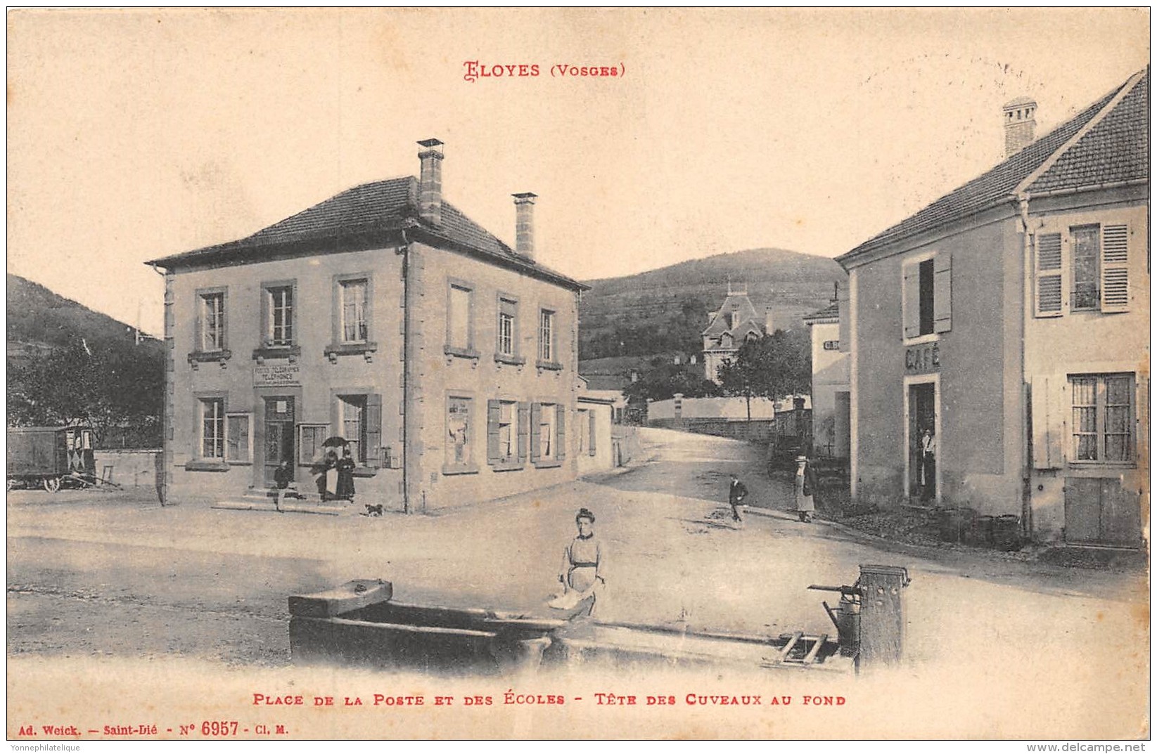 88 - VOSGES / Eloyes - 88992 - Place De La Poste Et Des écoles - Autres & Non Classés