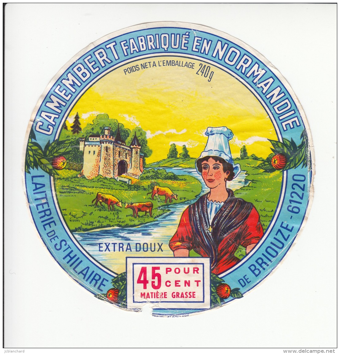 Etiquette De Fromage Camembert - St Hilaire De Briouze. - Fromage