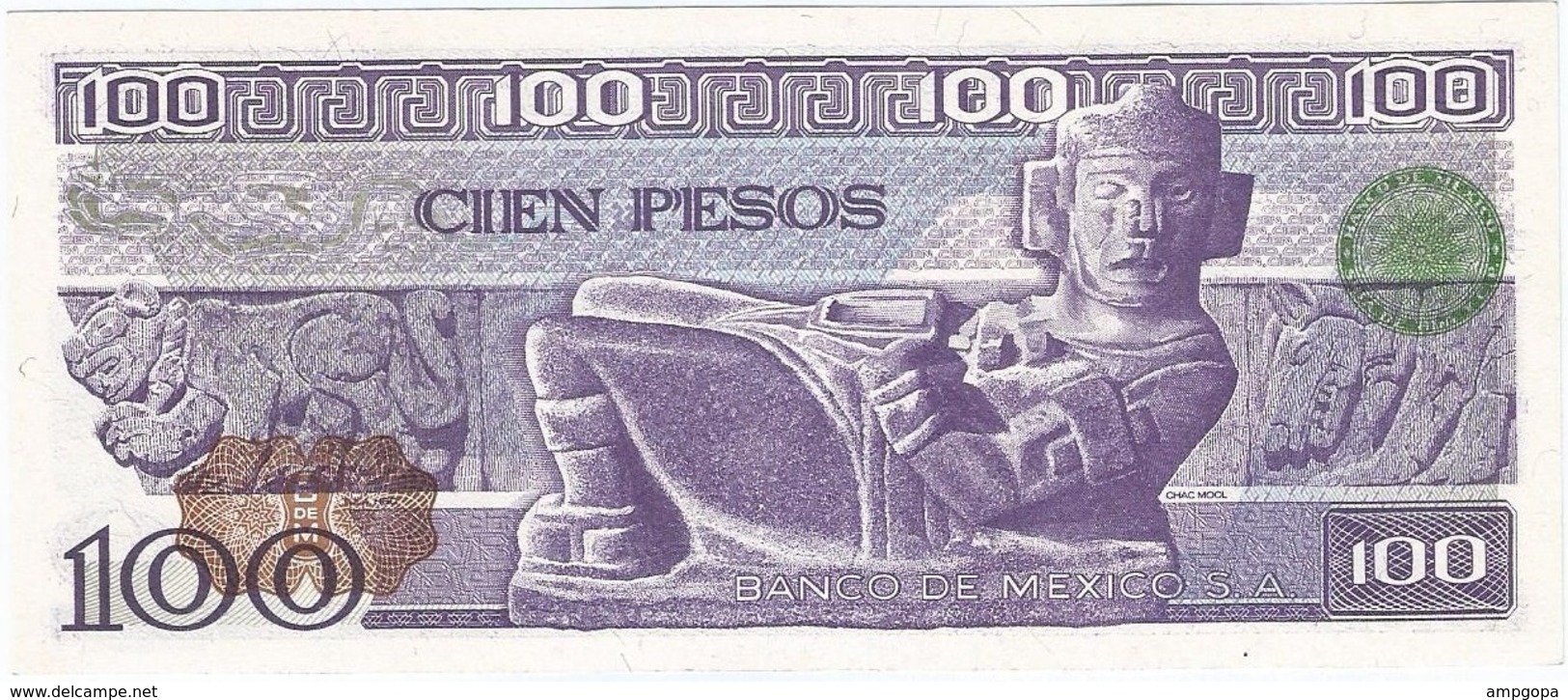 México 100 Pesos 27-1-1981 PV Pick 74.a UNC - México