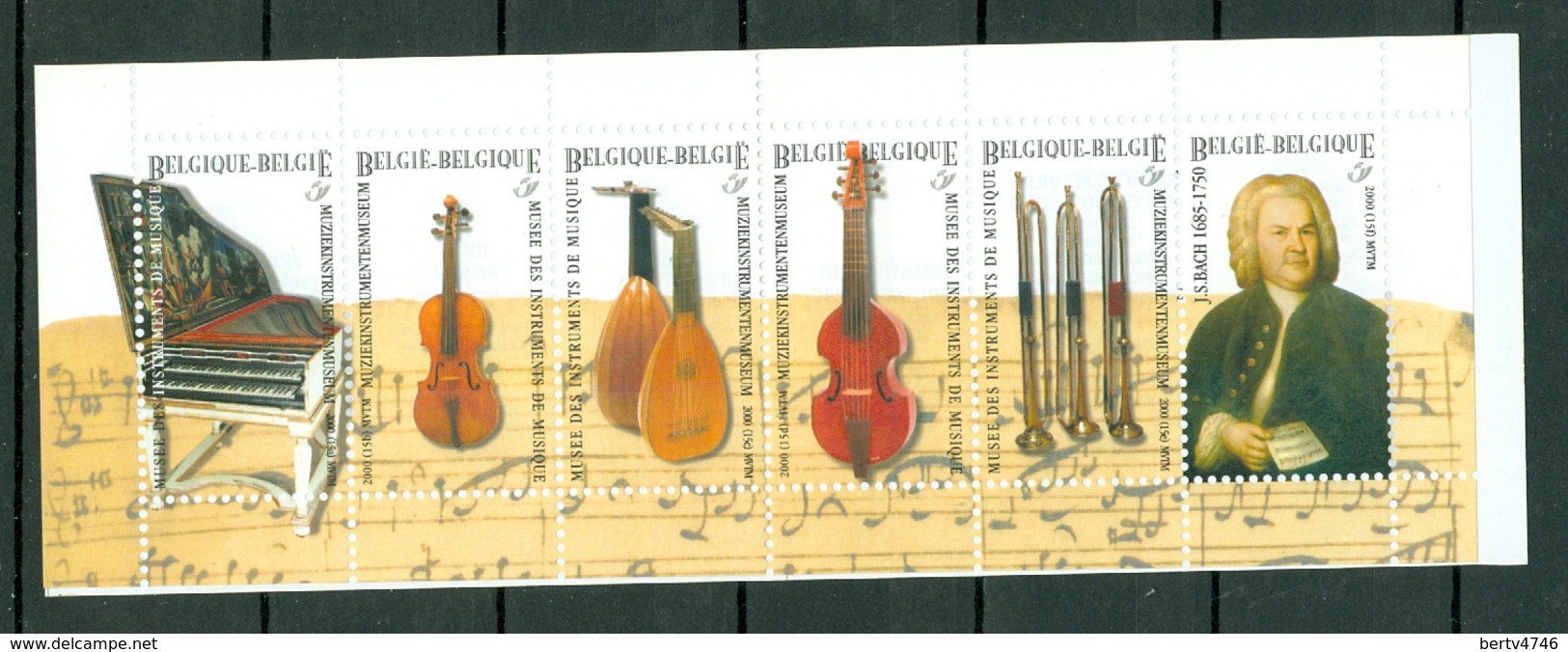 België/Belgique 2000  Boekje/carnet  B35** (2912/2917) - Zonder Classificatie