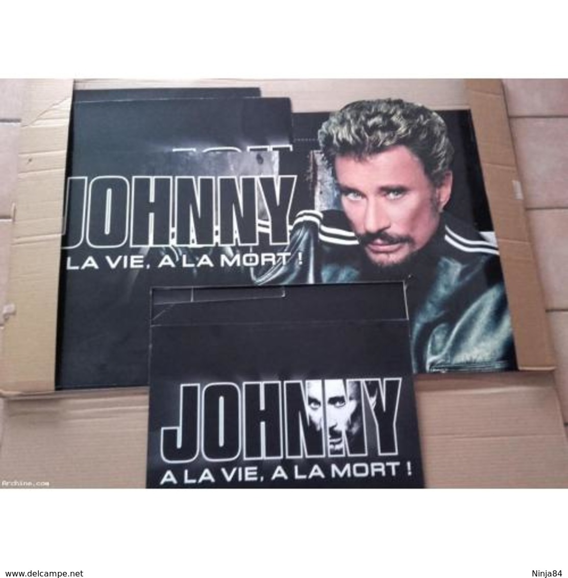 Johnny Hallyday " PLV A La Vie à La Mort " - Accessories & Sleeves