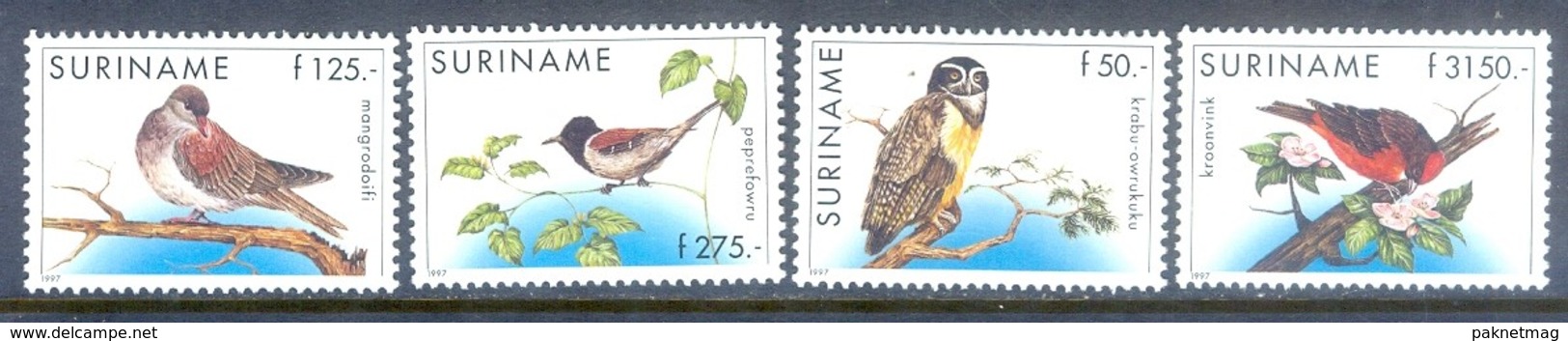 A266- Suriname Surinam 1997. Bird.  Vogels. Oiseaux. Vögel. - Other & Unclassified