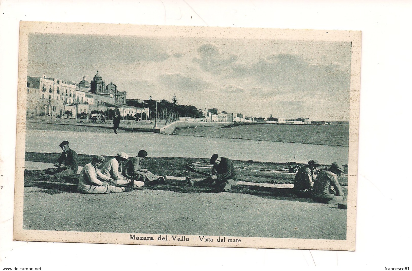 $3-5576 SICILIA MAZARA DEL VALLO TRAPANI 1951 VIAGGIATA - Mazara Del Vallo