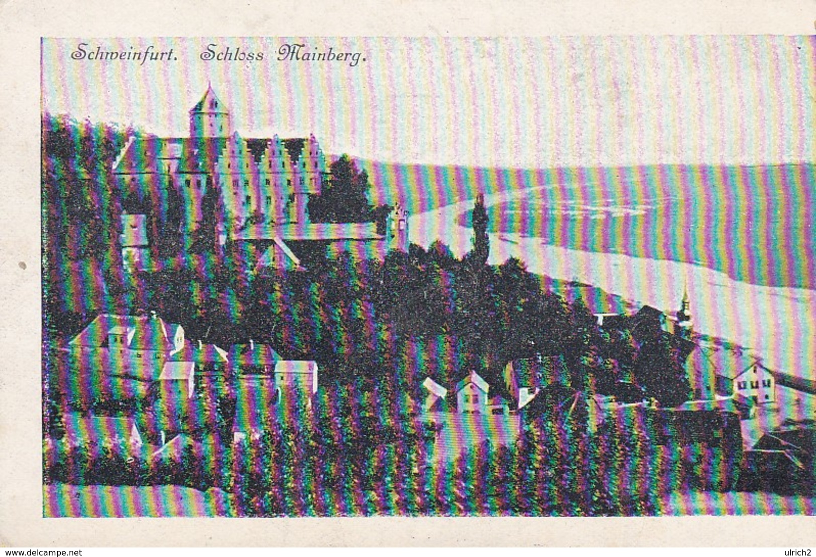 AK Schweinfurt - Schloss Mainberg - Feldpost 1919 (34342) - Schweinfurt