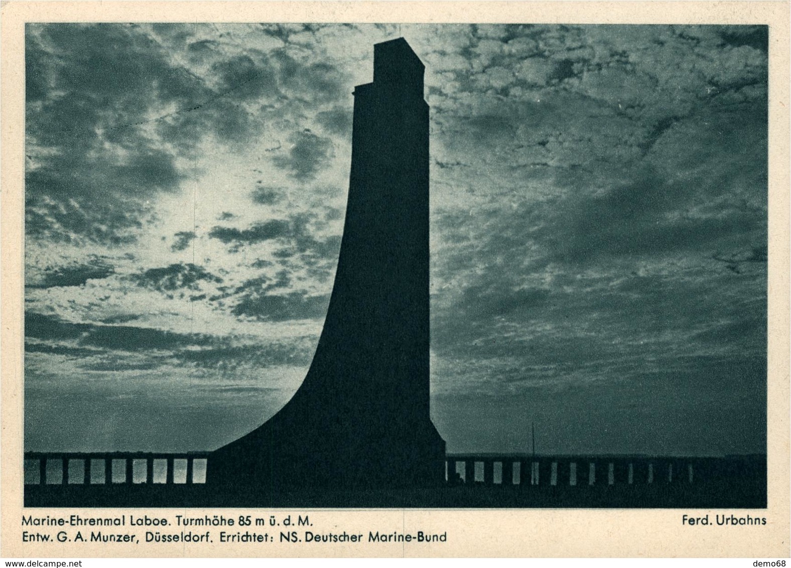 Marine-Ehrenmal Allemagne Deutschland Germany Laboe Schlessig Holstein  85m De Hauteur - Laboe