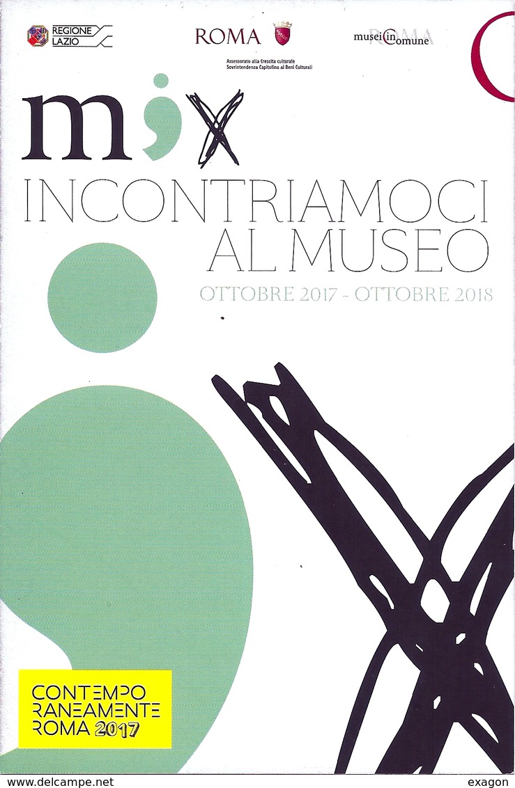 Cartolina  - Programma Eventi  -  INCONTRIAMOCI  AL MUSEO  -  Ottobre 2017 / Ottobre 2018 - Manifestazioni