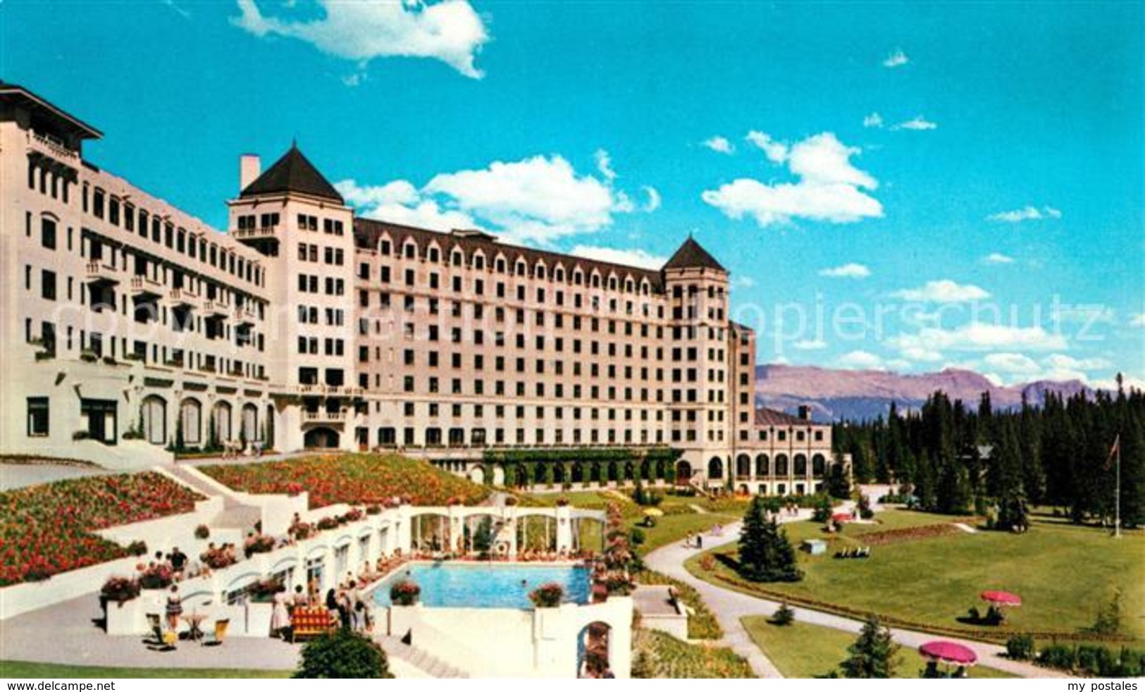 73123587 Lake Louise Chateau Hotel Swimming Pool Canadian Rockies - Non Classés