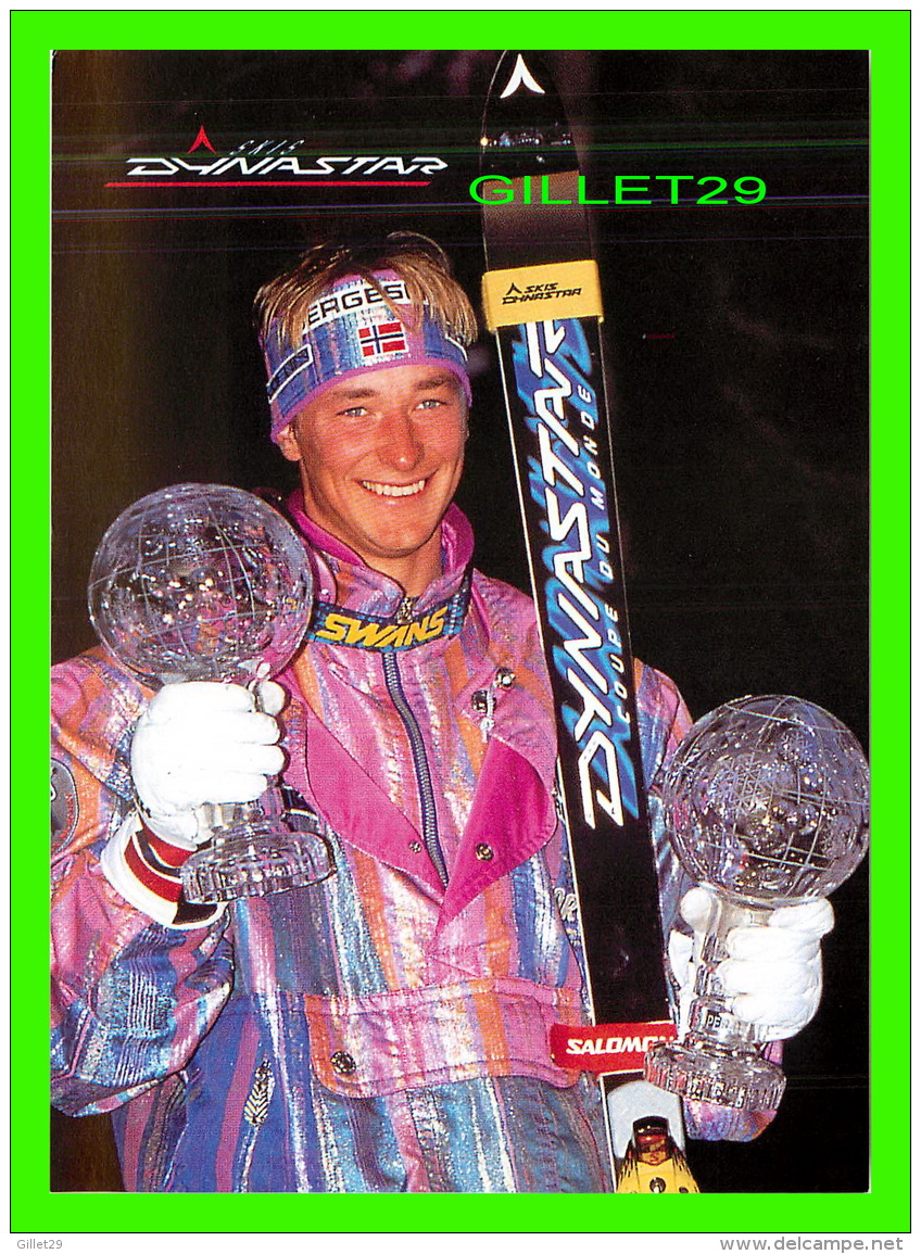 SPORTS D'HIVER, SKI - KJETIL ANDRE AAMODT, NORWAY - ALBERTVILLE 1992 EN SUPER G - - Sports D'hiver