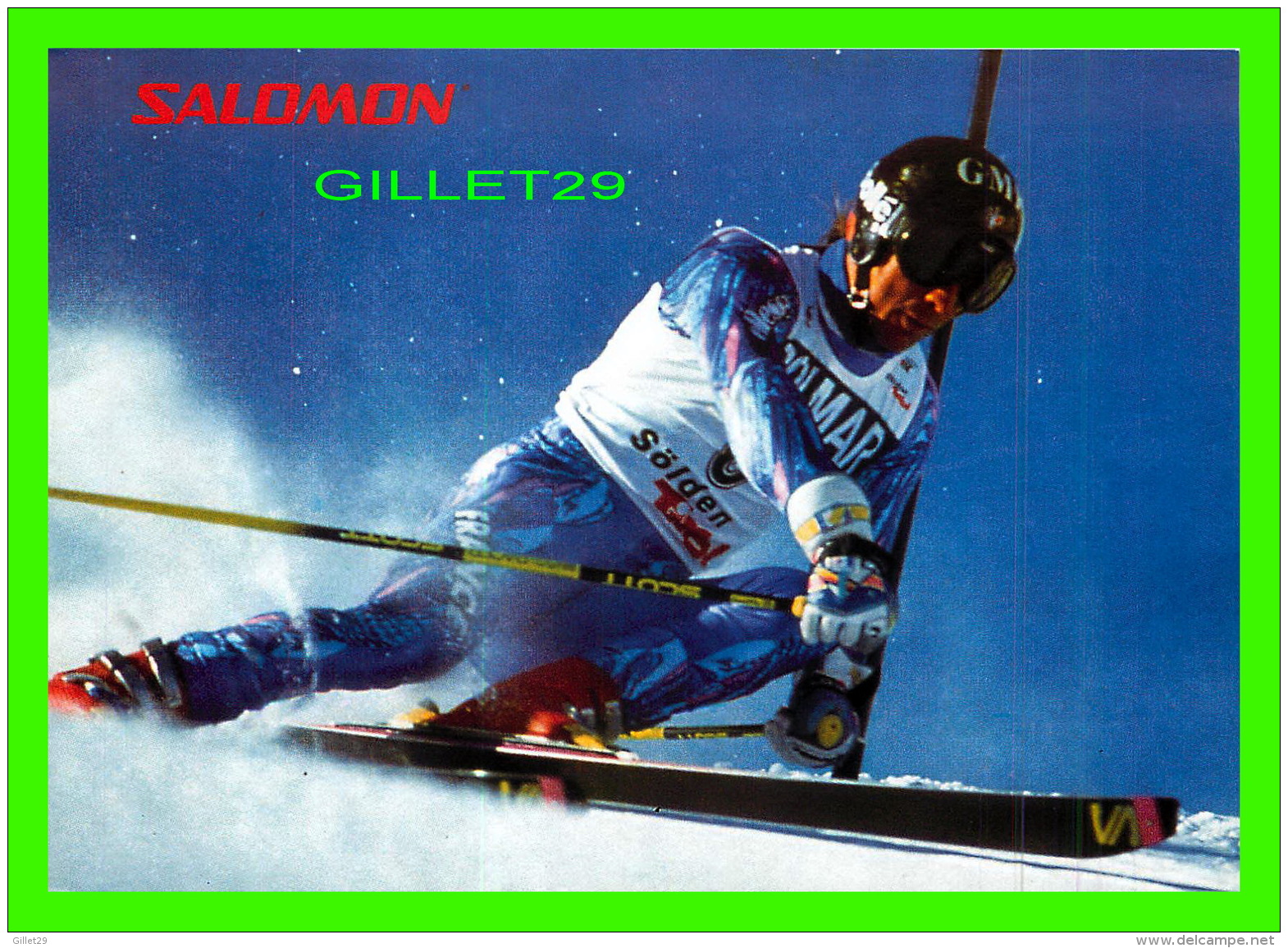 SPORTS D'HIVER, SKI - FRANCK PICCARD - MÉDAILLE D'OR EN SUPER G À CALGARY EN 1988 - - Sports D'hiver