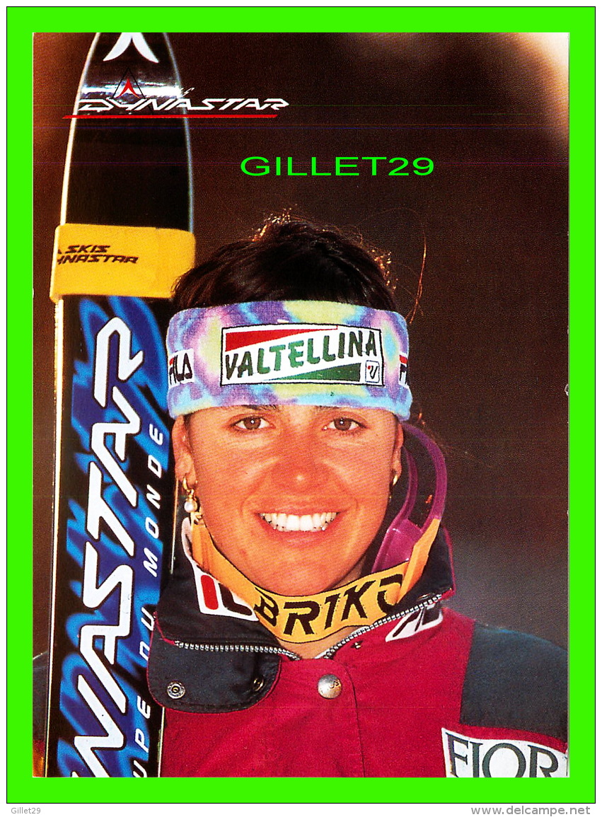 SPORTS D'HIVER, SKI - DEBORAH COMPAGNONI, ITALIE - MÉDAILLÉ D'OR ALBERTVILLE 1992 - DYNASTAR - - Sports D'hiver