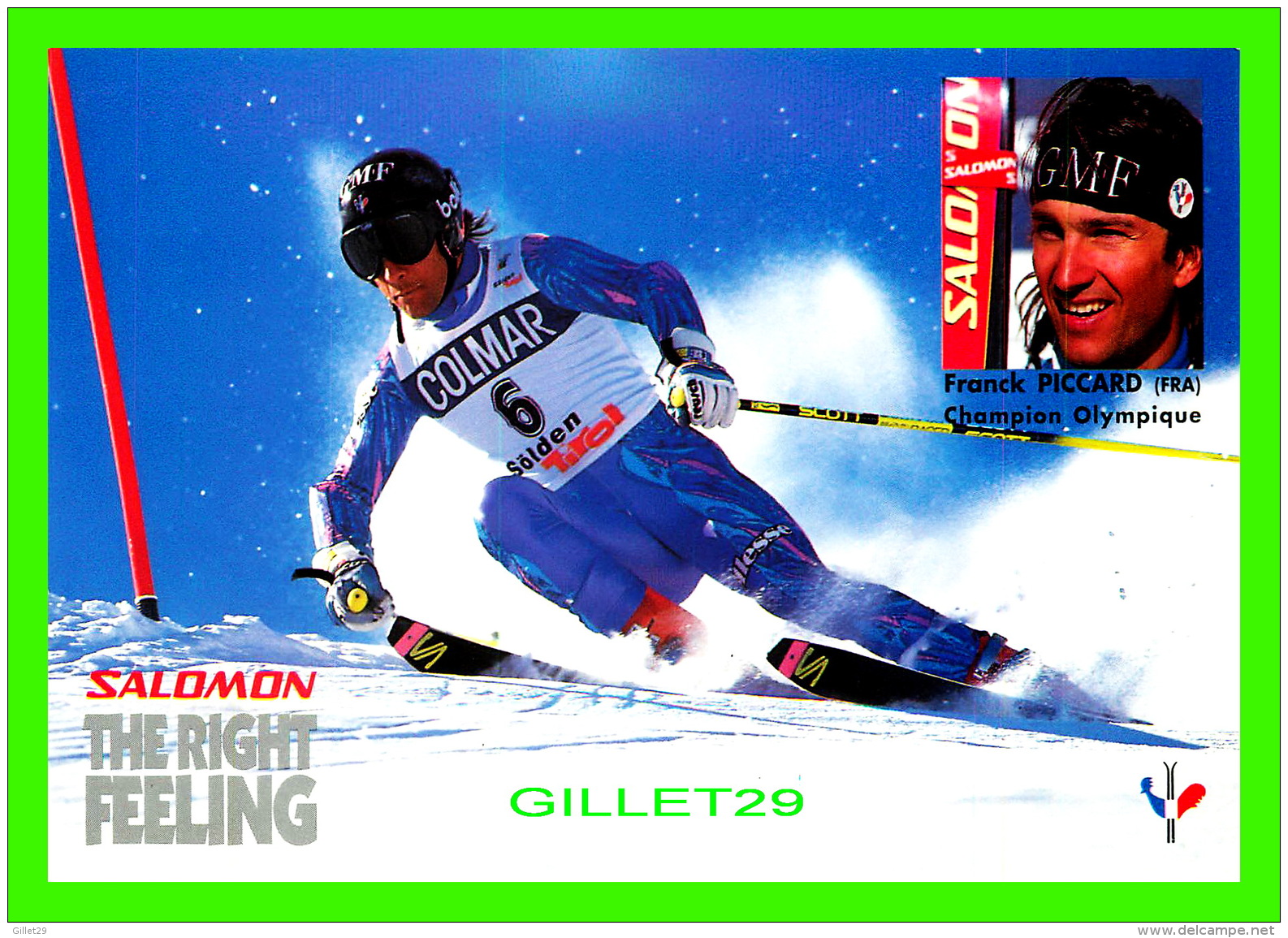 SPORTS D'HIVER, SKI - FRANCK PICCARD, FRANCE - SALOMON, THE RIGHT FEELING - - Sports D'hiver