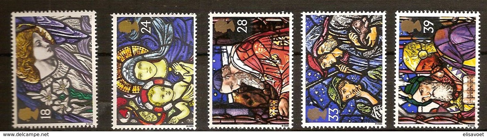 Grande-Bretagne United Kingdom 1992 Yvertn° 1640-1644 *** MNH Cote 7,50 Euro Noël Christmas Kerstmis - Neufs