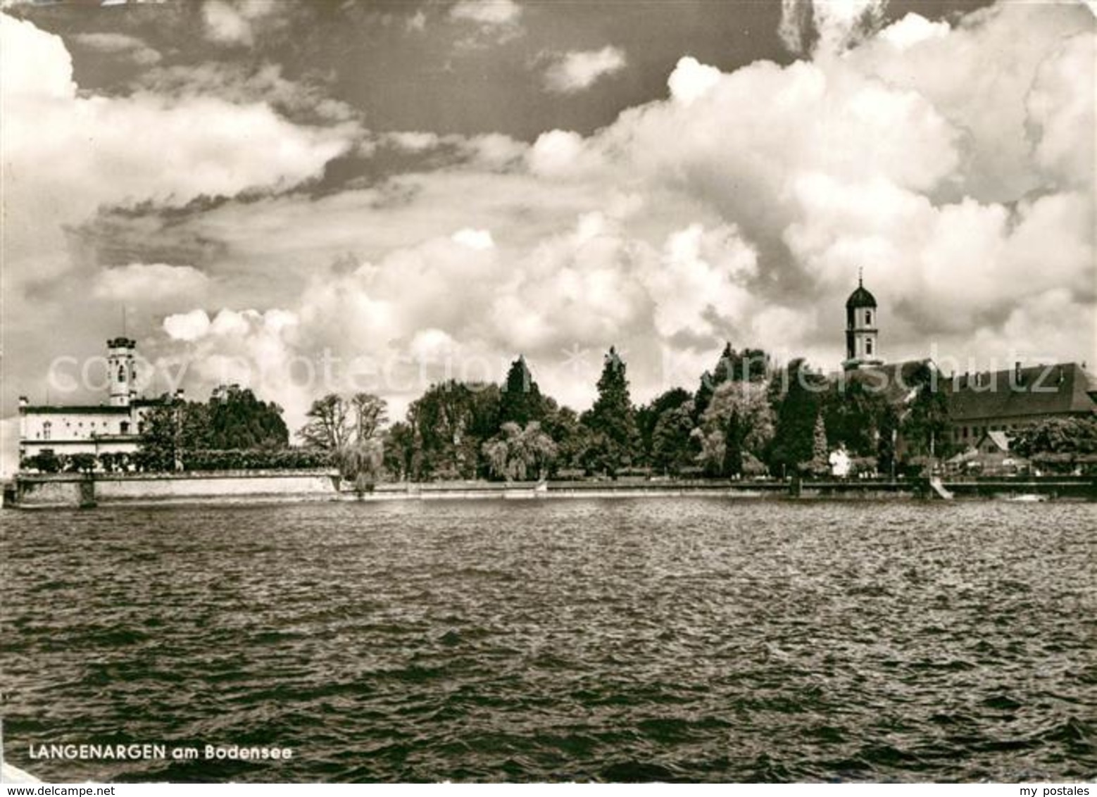 43148143 Langenargen Bodensee Schloss Kirche Uferpromende Langenargen - Langenargen