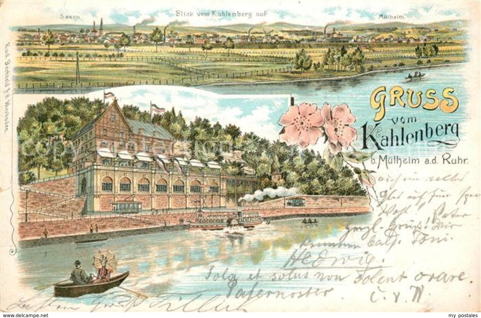 33148596 Muelheim Ruhr Kahlenberg Saarn Litho Muelheim - Muelheim A. D. Ruhr