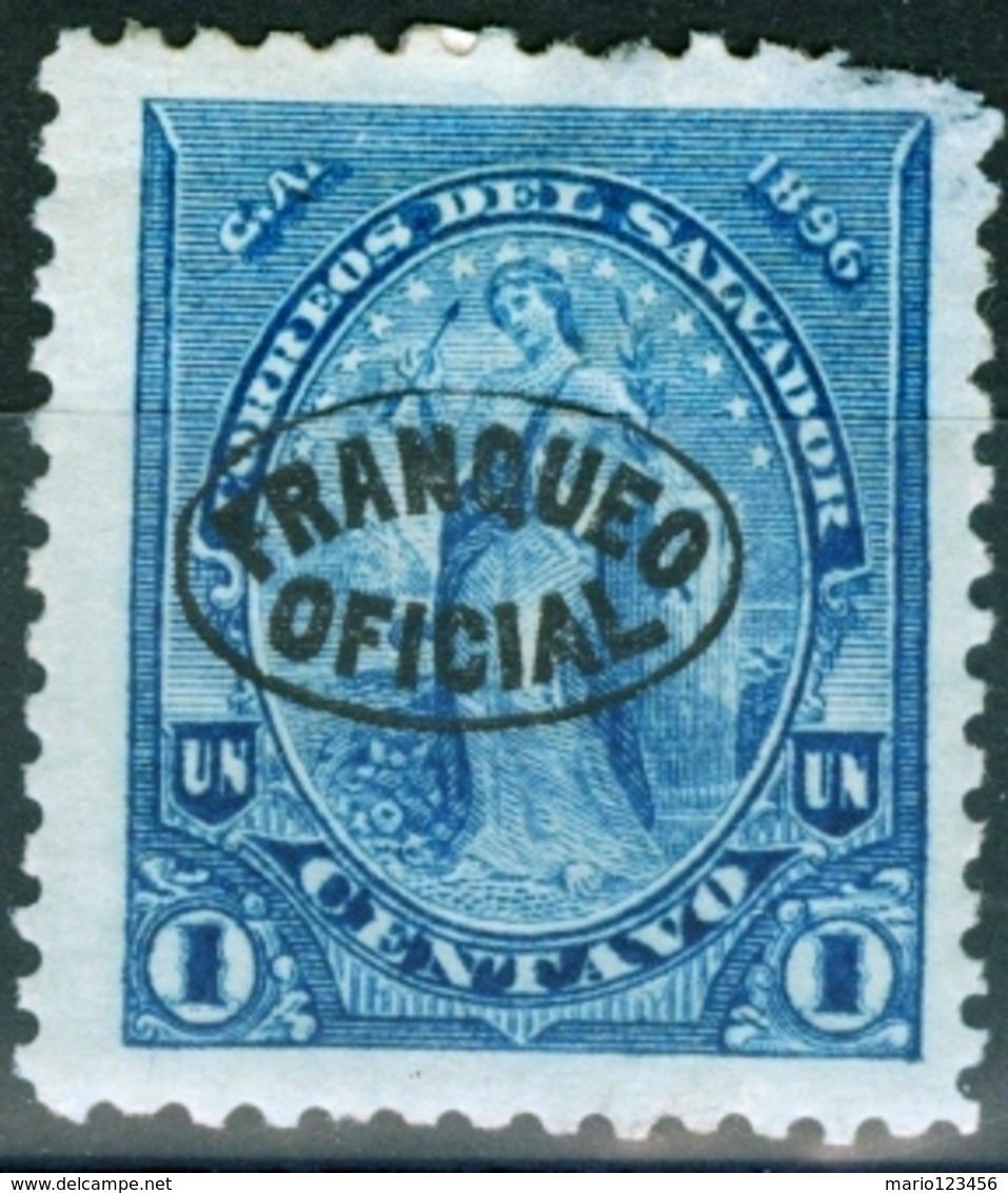 EL SALVADOR, LIBERTA, 1896, FRANCOBOLLI NUOVI (MLH*),  Michel D13,D14   Scott O1,O2 - El Salvador