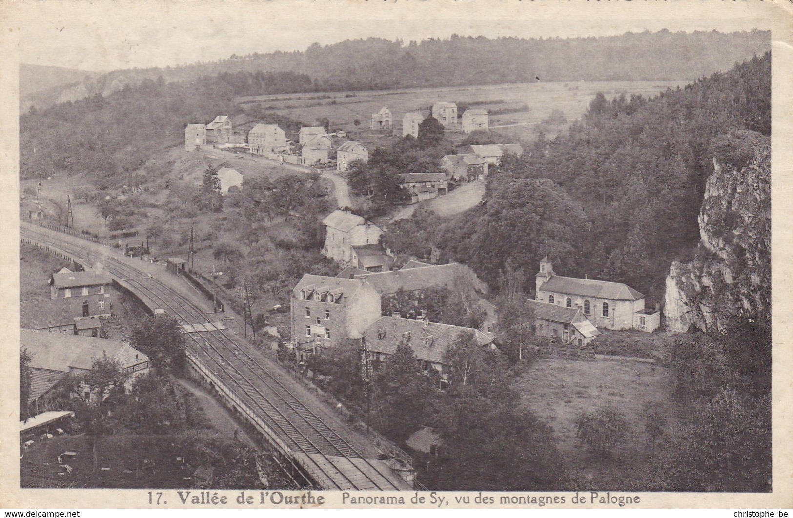 Vallée De L'Ourthe, Panorama De Sy, Vu Des Montagnes De Palogne (pk45851) - Ferrières