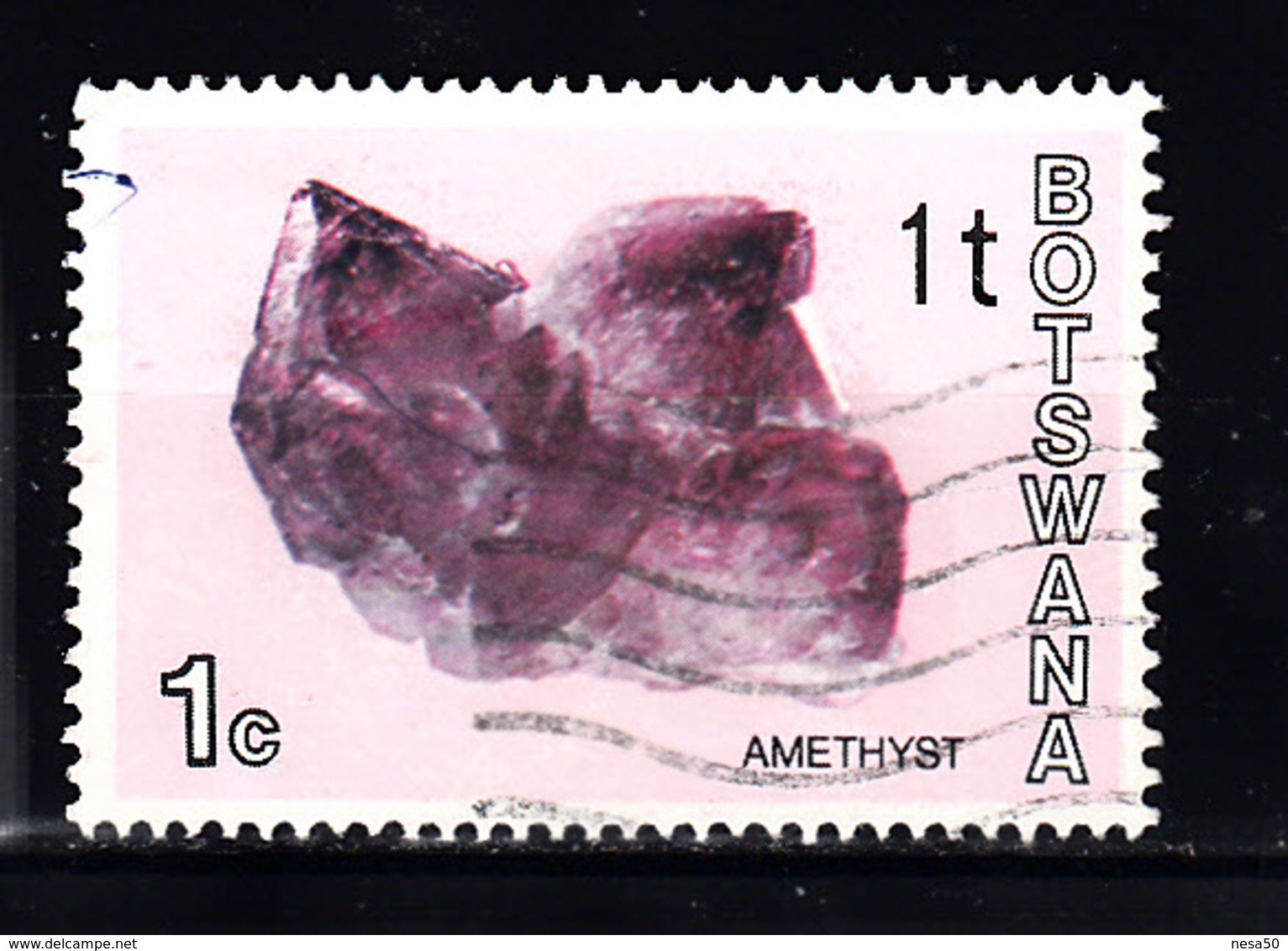 Botswana  1974 Mi Nr 114 Mineralen, Amethyst - Botswana (1966-...)