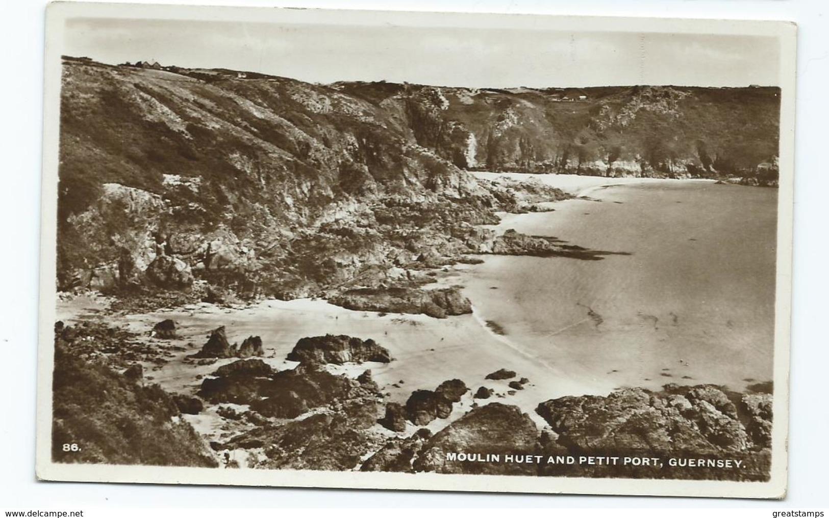 Guernsey   Postcard   . Unused Rp Moulin Huet  Postcard No.86 - Guernsey