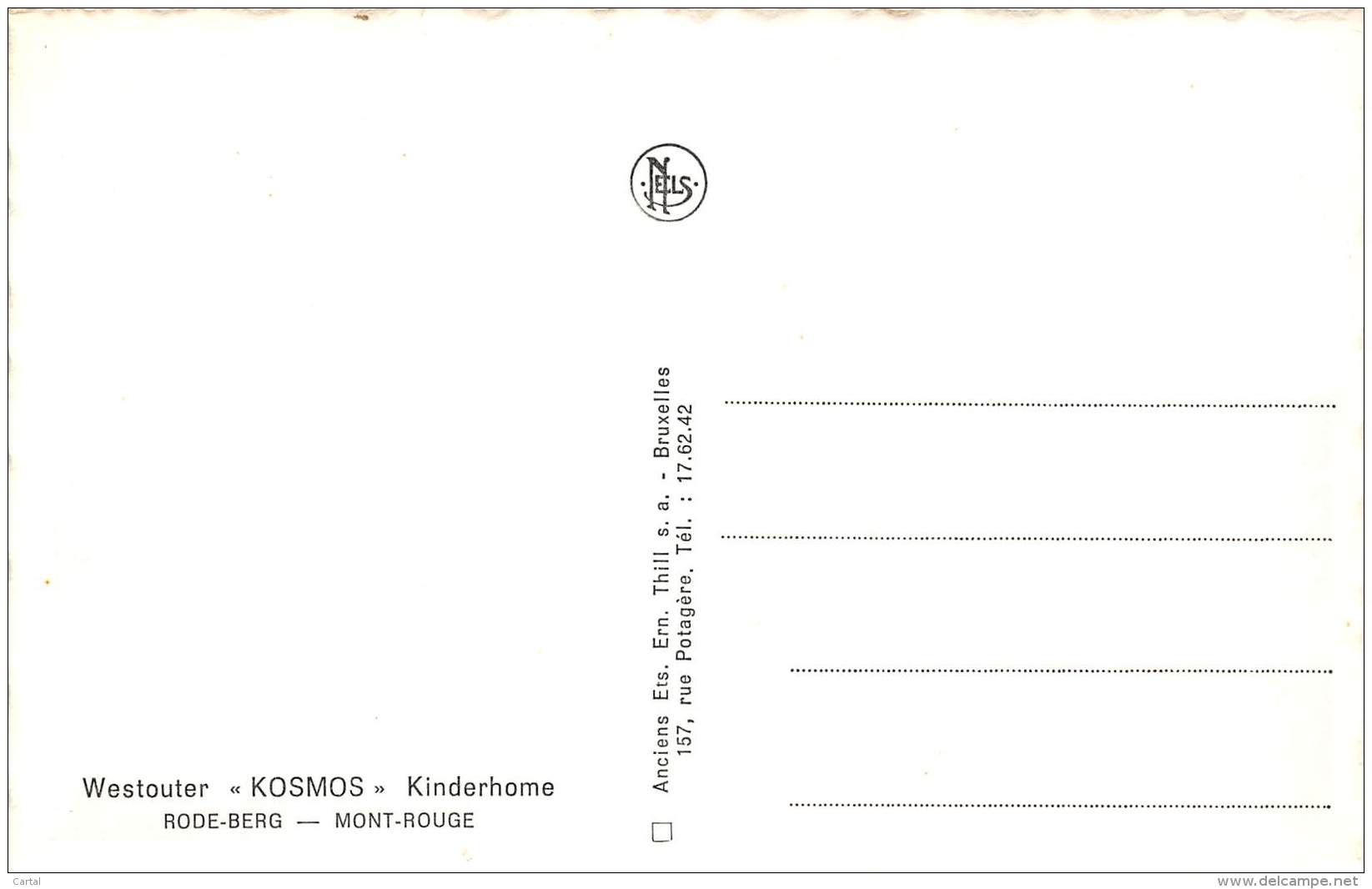 WESTOUTER - "KOSMOS" - Kinderhome - RODE-BERG - MONT-ROUGE - Heuvelland