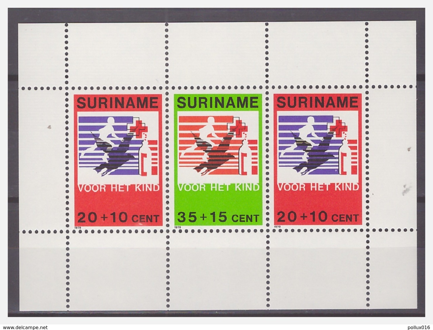 Surinam / Suriname 1979 Rode Kruis - Red Cross - Rote Kreuz - Croix Rouge S/S MNH - Suriname