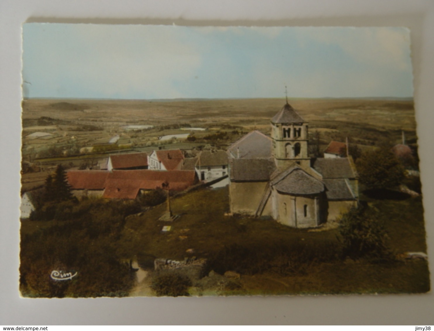 SAONE ET LOIRE-ENVIRONS DE VEROSVRES-SUIN 24 L'EGLISE ET LE PANORAMA-ED COMBIER - Autres & Non Classés