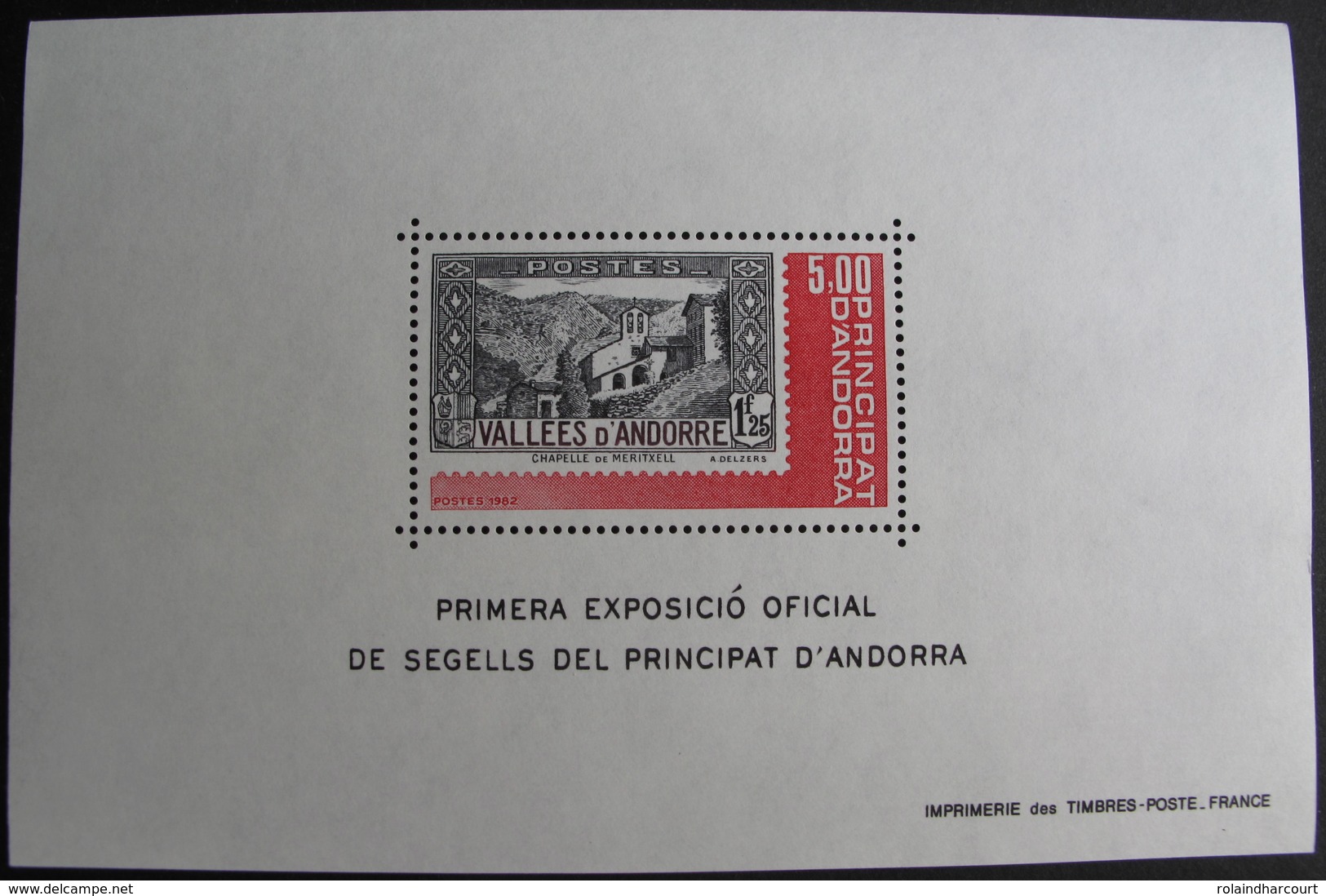 LOT FD/1903 - 1982 - ANDORRE - BLOC N°1 NEUF** - Hojas Bloque