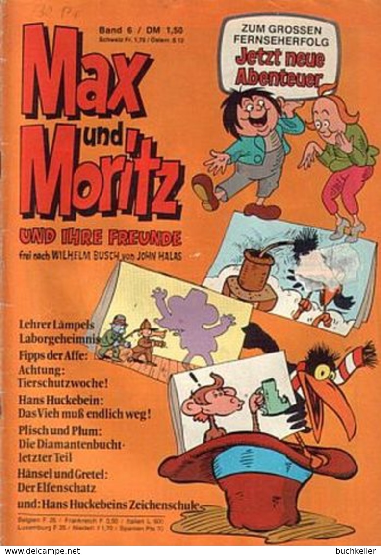 Max Und Moritz Nr. 6 - Comicheft Marken-Verlag - Other & Unclassified