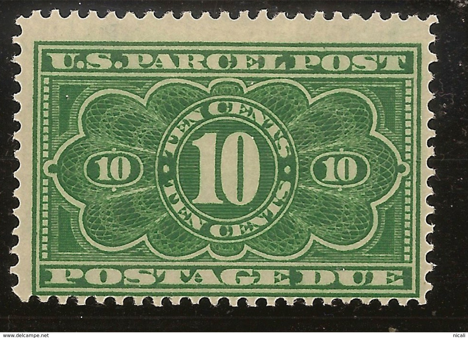 USA 1912 10c Parcel Post Due SG PD426 HM #AKH232 - Pacchi