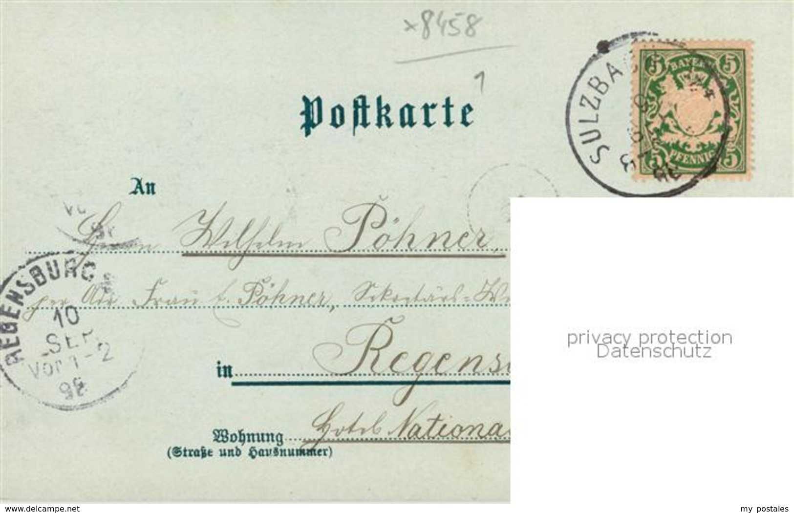 33148018 Sulzbach-Rosenberg Kaserne Rathaus Litho  Sulzbach-Rosenberg - Sulzbach-Rosenberg