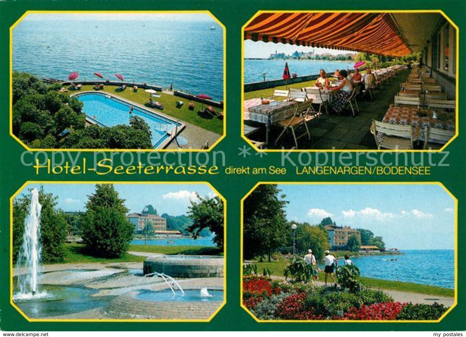 43148155 Langenargen Bodensee Hotel Seeterrasse Schwimmbad Uferpromenade Langena - Langenargen