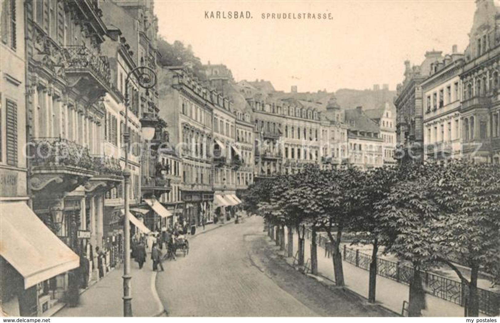 43148556 Karlsbad Eger Sprudelstrasse - Schneeberg