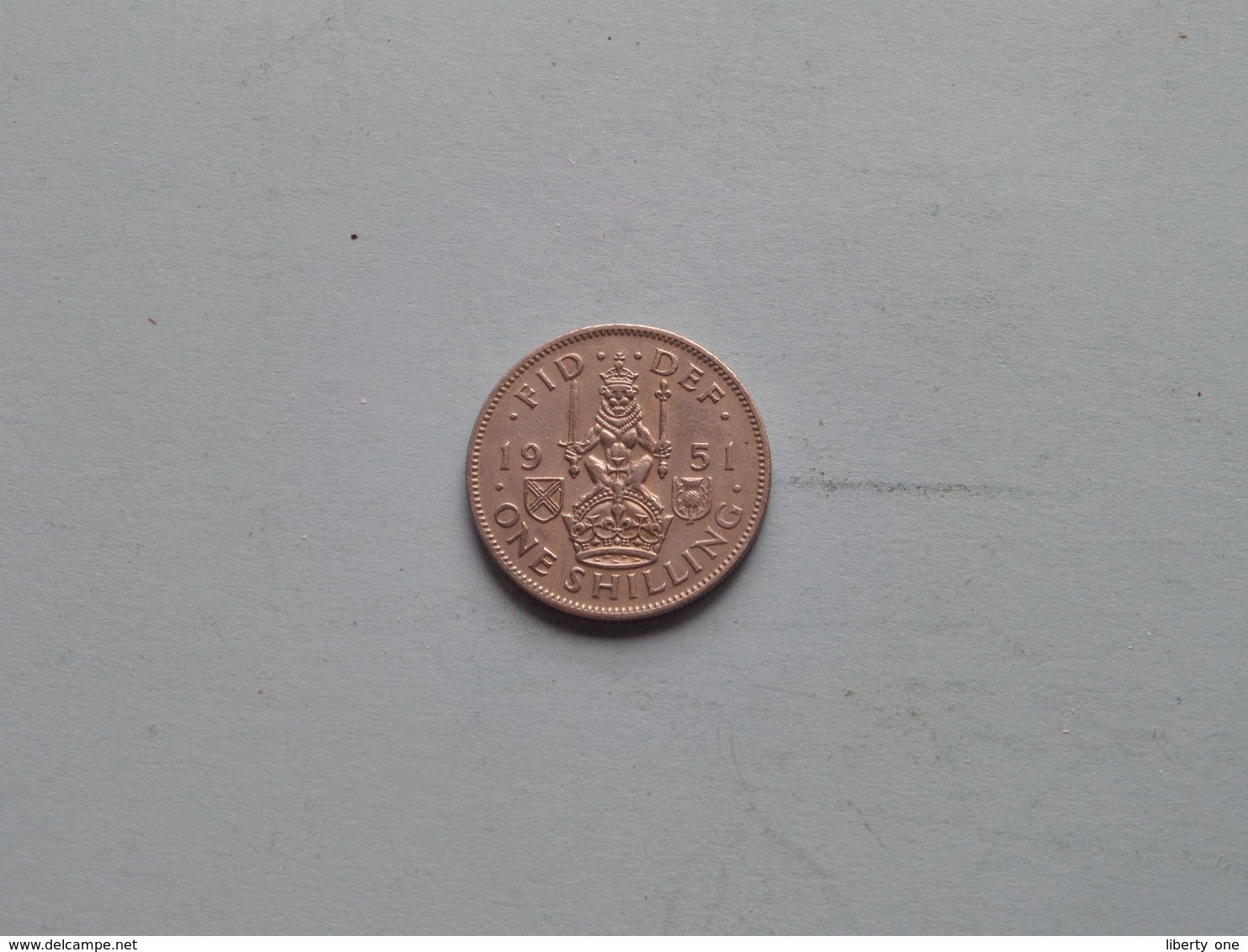 1951 - 1 Shilling / KM 877 ( For Grade, Please See Photo ) ! - I. 1 Shilling