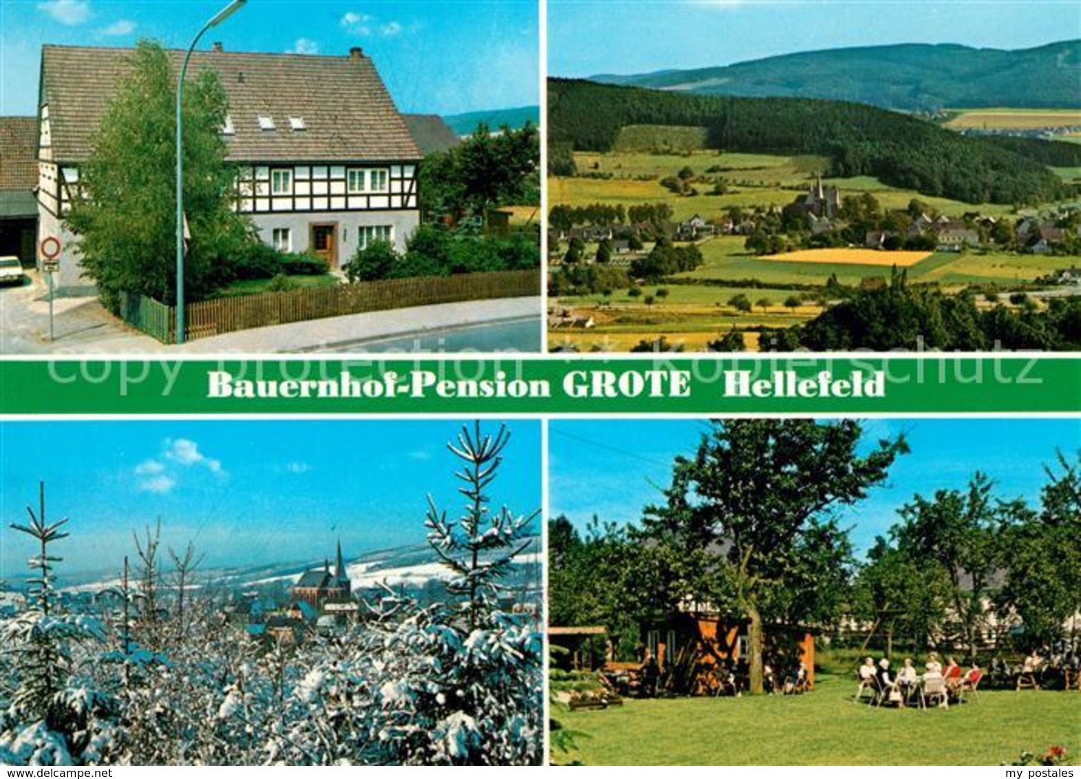 43148431 Hellefeld Bauernhof Pension Grote Garten Panorama Hellefeld - Sundern