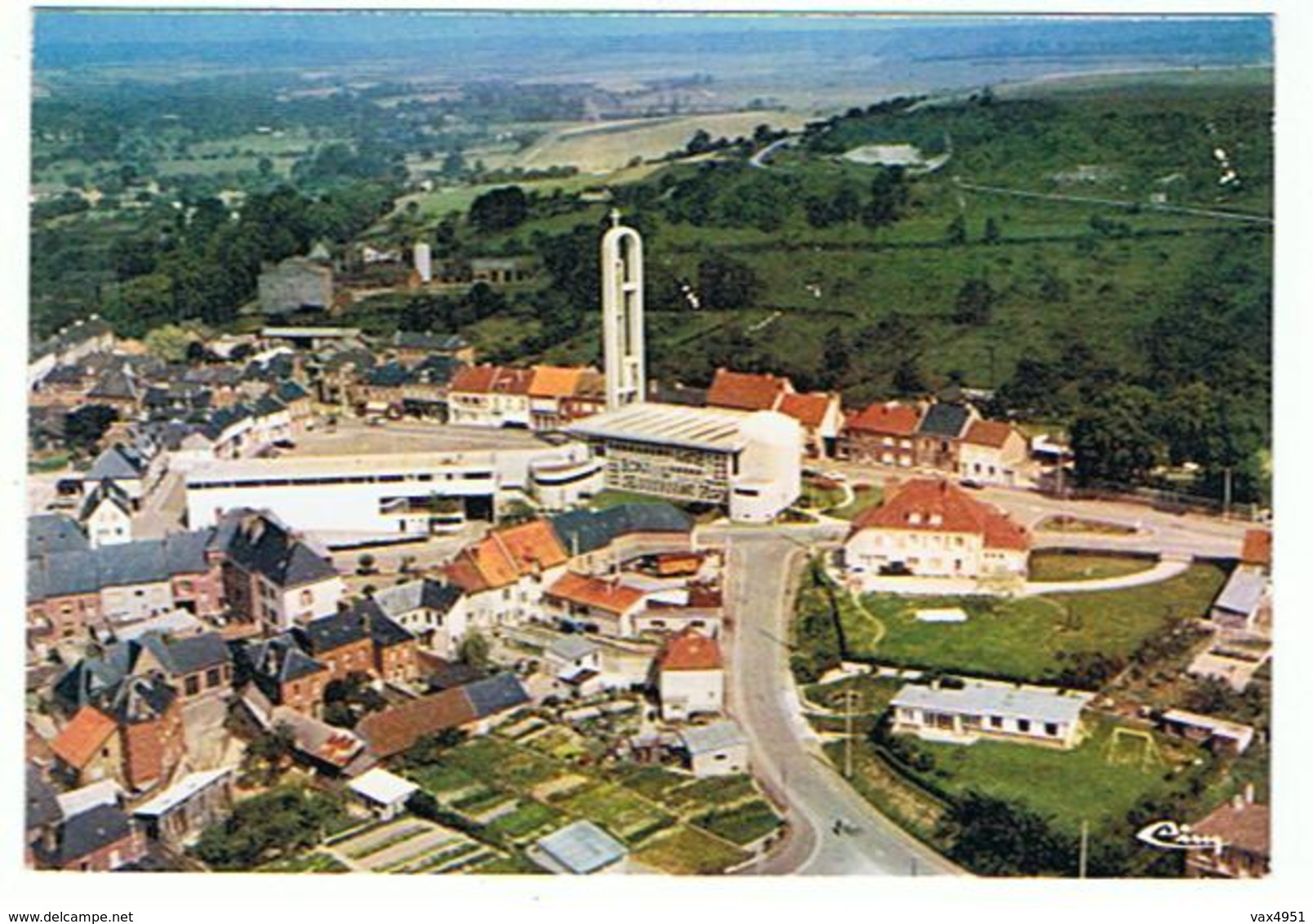 FOUCARMONT  VUE AERIENNE L EGLISE      ***         A  SAISIR ***** - Autres & Non Classés