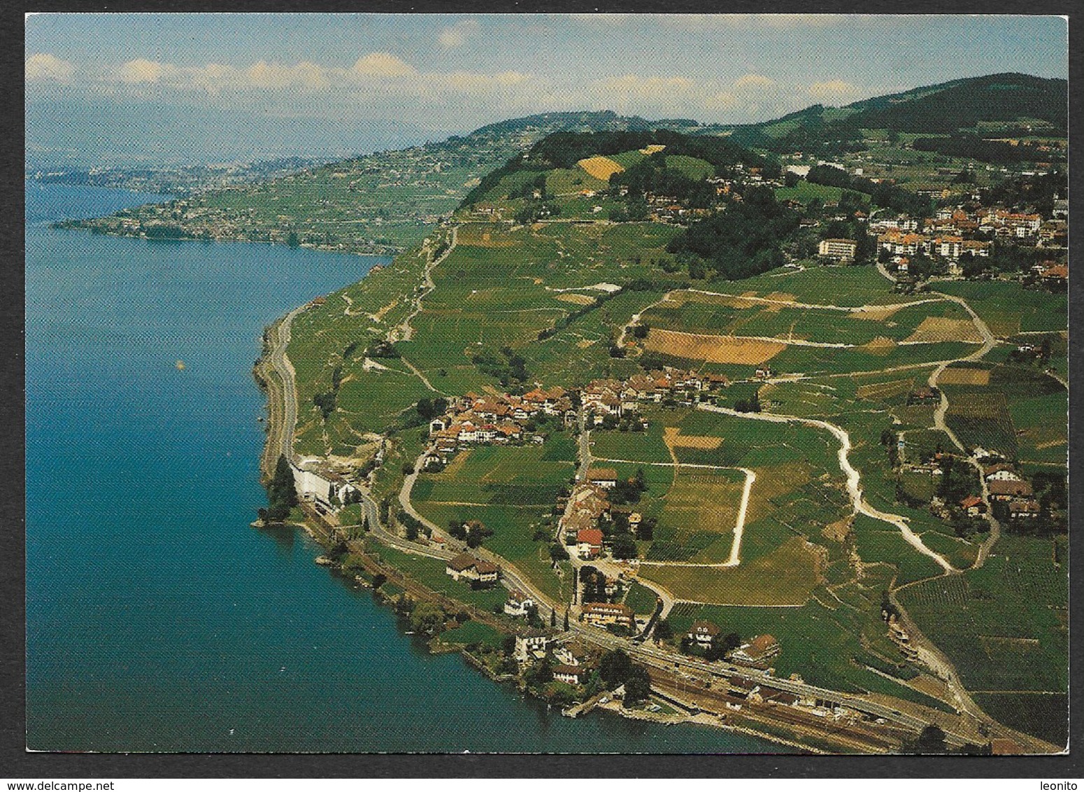 RIVAZ VD Lavaux Oron Vue Aerienne 1990 - Oron