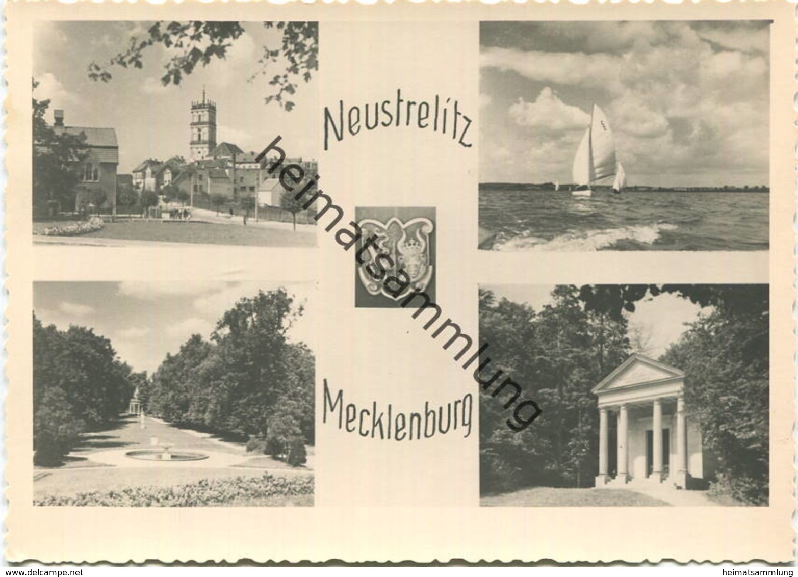 Neustrelitz - Foto-AK Grossformat Handabzug - Verlag Foto-Schneider Neustrelitz - Neustrelitz